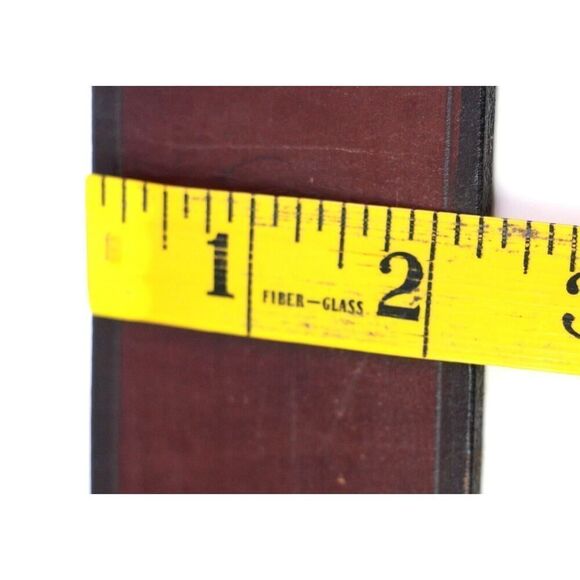 SADDLE BROWN GENUINE LEATHER 2"Wd CASUAL DRESS MARINAS MEN'S BELT Sz XXL (67T - Picture 9 of 12